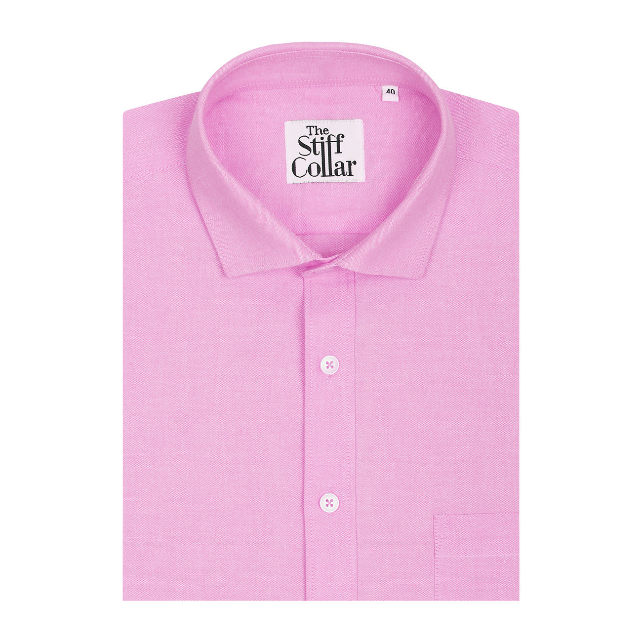 Pink Oxford Regular Fit Cotton Shirt