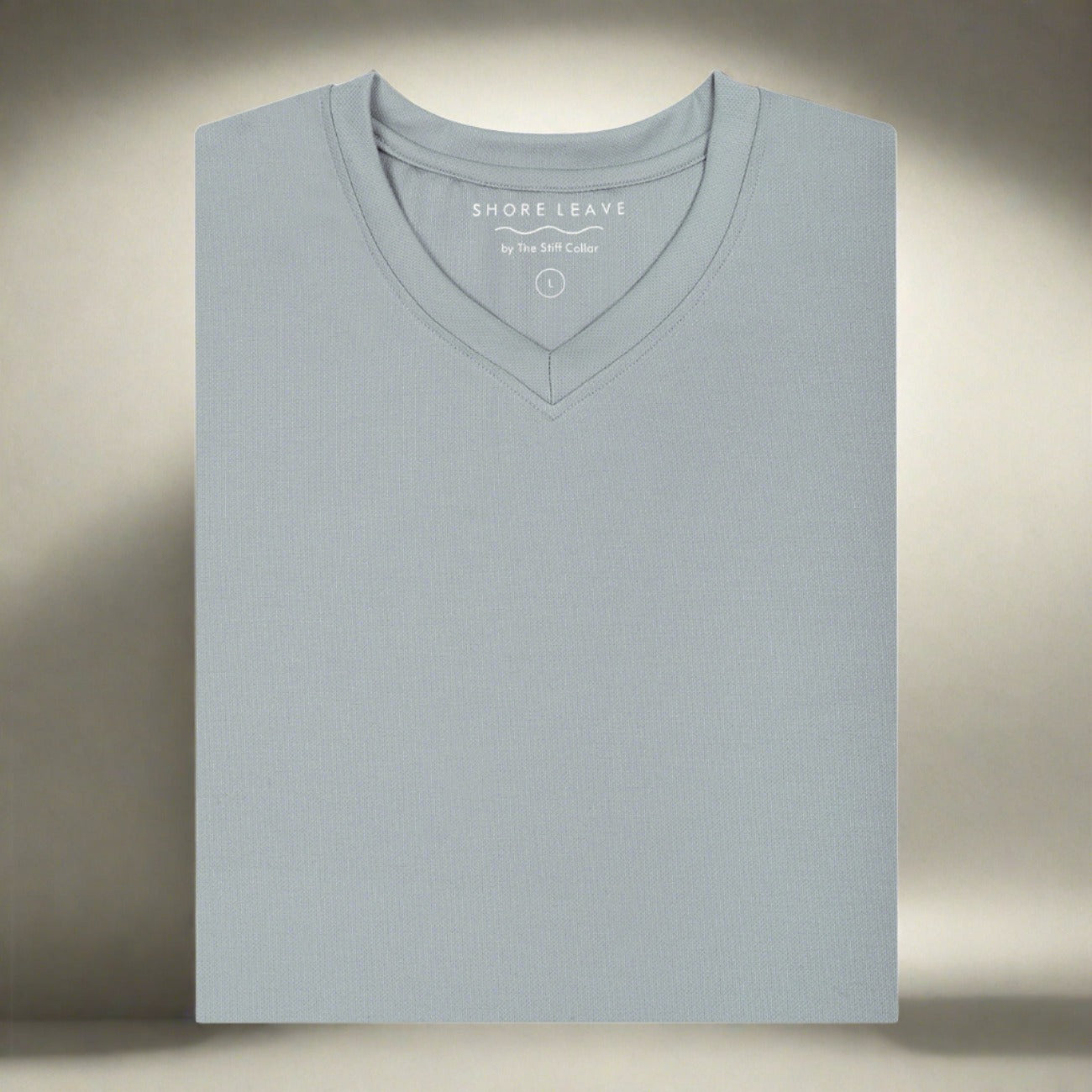 Glacier Gray Premium Imported V Neck T-shirt